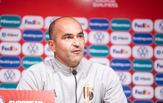 Belgia jalgpallikoondise peatreener Roberto Martinez. Foto: Jana Pipar / jalgpall.ee