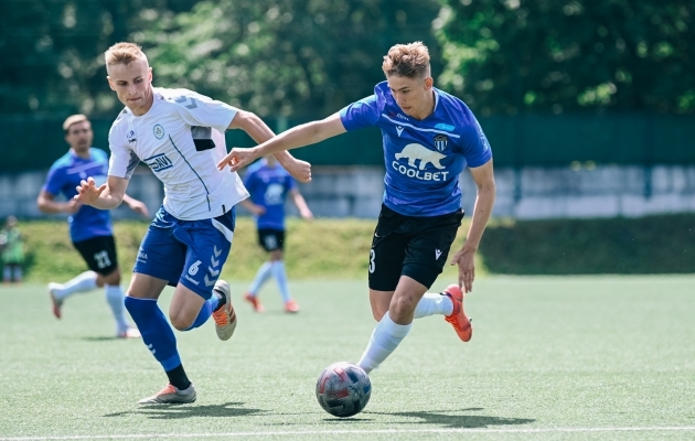 Kalev ja PJK jagasid punktid võrdselt. Foto: Liisi Troska / jalgpall.ee (arhiiv)