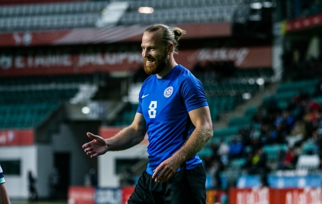 Eesti koondise r&uuml;ndaja Henri Anier. Foto: Brit Maria Tael