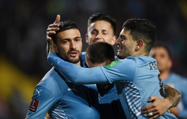 Suareze ja Cavanita Uruguay lõi MM-valikmängus neli väravat