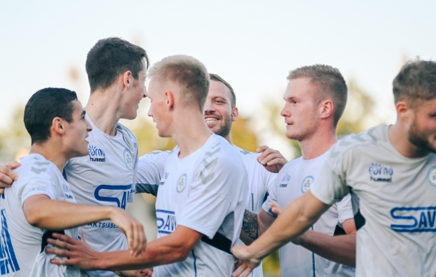 Pärnu Jalgpalliklubi sai tunda võidurõõmu. Foto: Liisi Troska / jalgpall.ee (arhiiv)