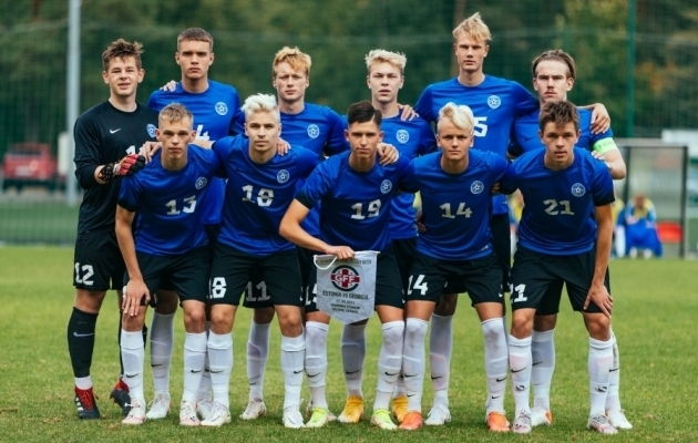 Eesti U19 koondis. Foto: Catherine Kõrtsmik