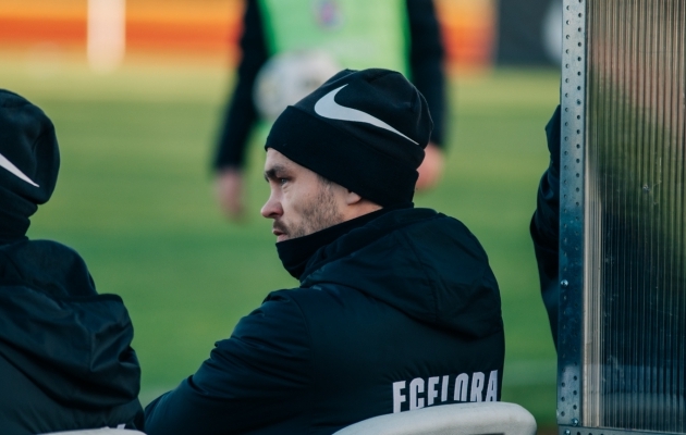 FC Flora peatreener Jürgen Henn. Foto: Liisi Troska