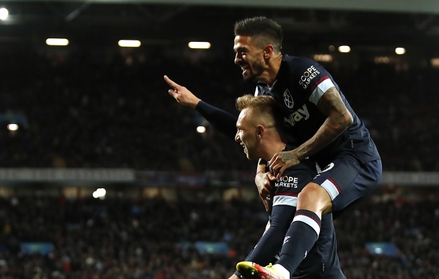 West Ham alistas Aston Villa ja püsib tipu lähistel