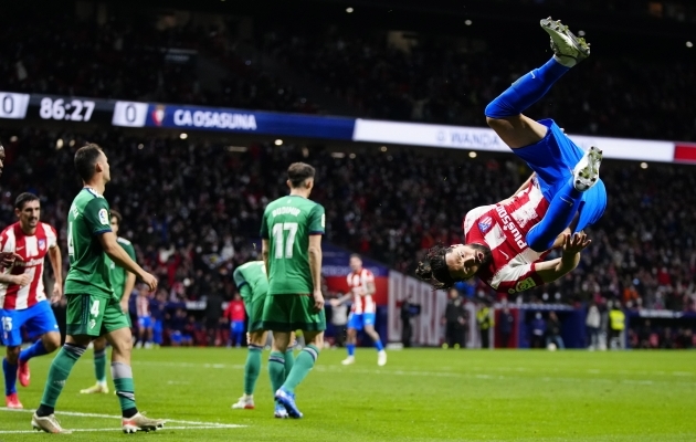 Atletico võttis klassikalise võidu ja Felipe viskas stiilse salto
