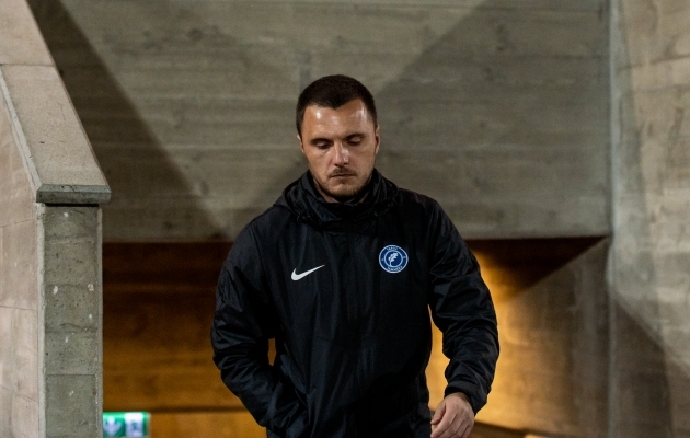 Dmitrijs Kalašnikovs Tammeka peatreenerina. Foto: Liisi Troska / jalgpall.ee