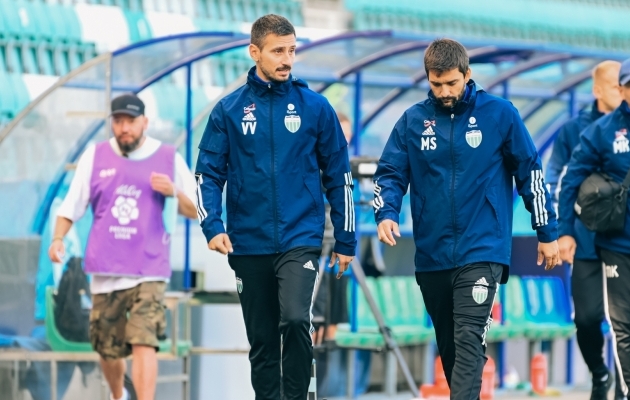 Vladimir Vassiljev ja Marko Savic on pannud Levadia mängima atraktiivset, aga ka tulemuslikku jalgpalli. Foto: Liisi Troska / jalgpall.ee