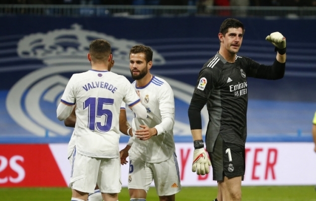 Madridi Real t&auml;histab 2:0 v&otilde;itu Madridi Atletico &uuml;le. Foto: Scanpix / Reuters / Javier Barbancho