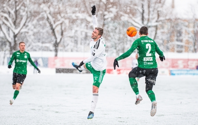Aasta mäng peeti 5. detsembril lumisel Sportland Arenal. Foto: Jana Pipar / jalgpall.ee