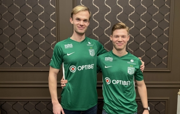 Tristan Koskor ja Mihkel Järviste. Foto: FC Flora