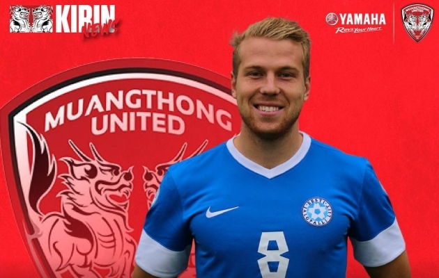 Henri Anier sõlmis lepingu Tai jalgpalliklubi Muangthong Unitediga. Foto: Muangthongi Twitter