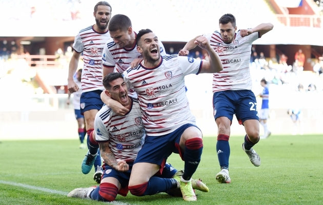 Gabbiadini skooris jälle, kuid Sampdoria alistus Cagliarile, kellele keegi teine ei kaota