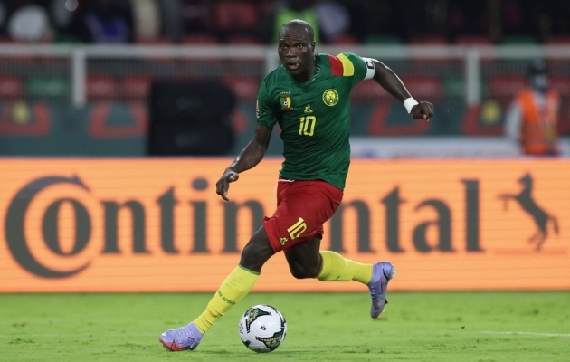 Kameruni eest 77 matšiga 25 väravat löönud Vincent Aboubakar sai juba kirja oma turniiri neljanda värava. Foto: Scanpix / Kenzo Tribouillard / AFP