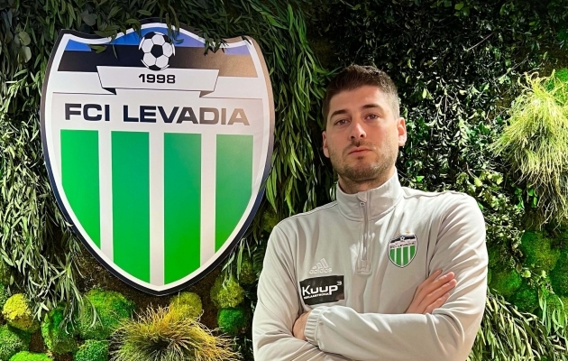Levadia U21 uus peatreener Ivan Stojkovic. Foto: fcilevadia.ee