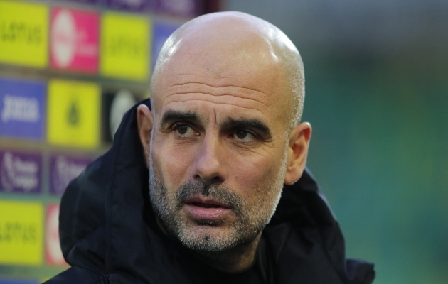 Manchester City peatreener Pep Guardiola. Foto: Scanpix / Chris Radburn / Reuters