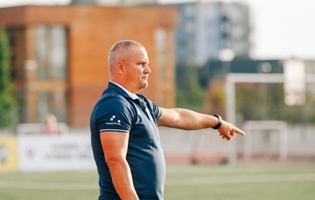 Viimsi peatreener Ivo Lehtmets. Foto: Liisi Troska / jalgpall.ee