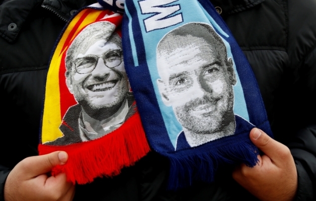 Jürgen Klopp kiitis Pep Guardiolat tabava pind-tagumikus-kirjelduse eest