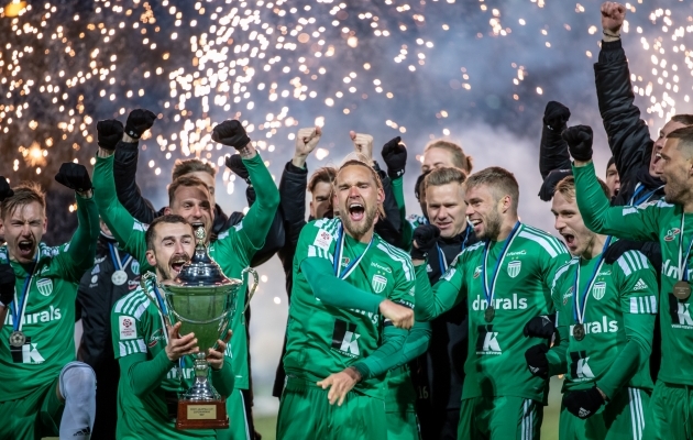 FCI Levadia on enda valdusesse saanud kõik Eestis saadaolevad auhinnad. Foto: Liisi Troska / jalgpall.ee