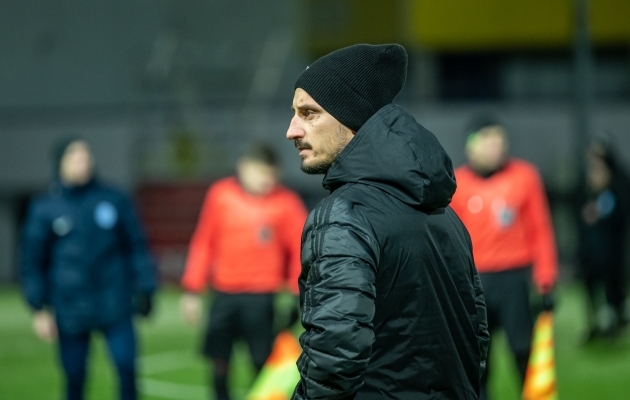 Levadia peatreener Vladimir Vassiljev. Foto: Liisi Troska / jalgpall.ee