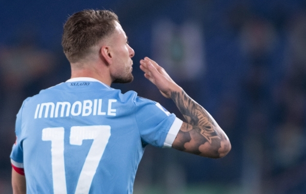 Laziole võidu toonud Immobile tõusis kahe edetabeli tippu