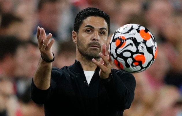Londoni Arsenali peatreener Mikel Arteta. Foto: Scanpix / AFP / Adrian Dennis