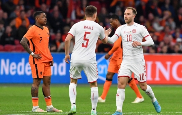Legendi naasmine: Eriksen sekkus koondisemängus vahetusest ning vaid kaks minutit hiljem oli pall ristnurgas