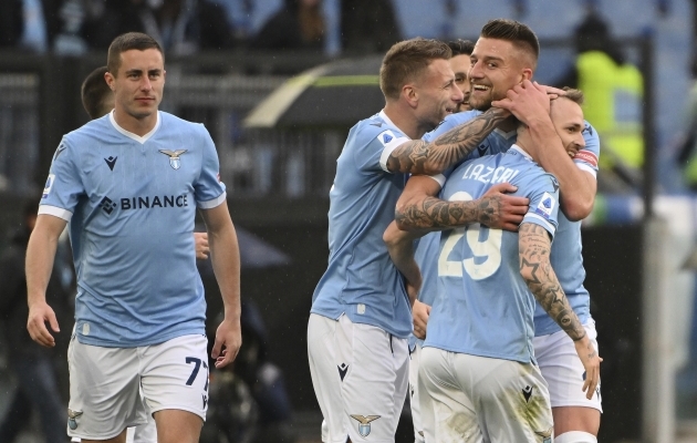 Lazio pesi derbihäbi maha ja tegi Sassuolo mäkketõusule lõpu