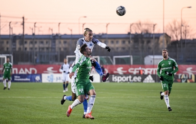 Gerdo Juhkam duellis. Foto: Liisi Troska / jalgpall.ee
