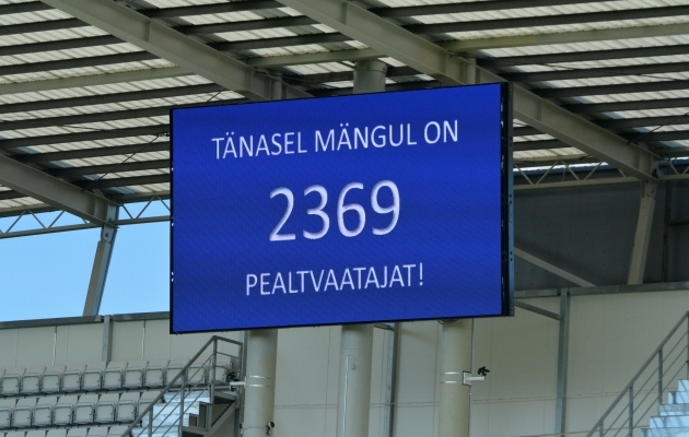 Peeglit pole käepärast, aga nina vajab ülevaatamist? Staadioni tabloo ajab asja ära