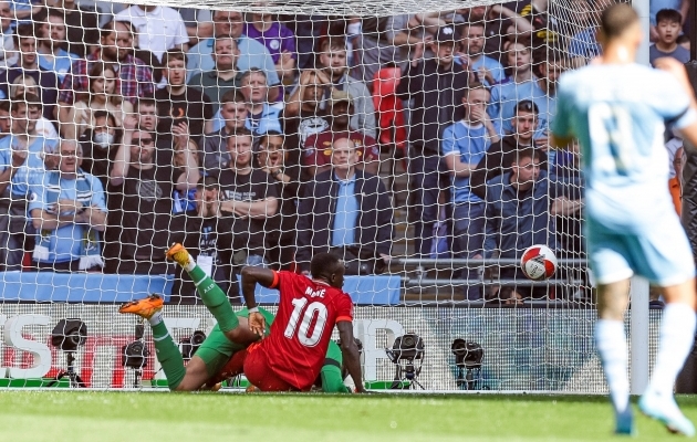 Nii lõi Sadio Mane 2:0 värava. Alates 2014. aastal Inglismaale siirdumisest on ta Manchester Cityle löönud kokku üheksa väravat. Rohkem kui keegi teine. Foto: Scanpix / IMAGO / Nigel Keene