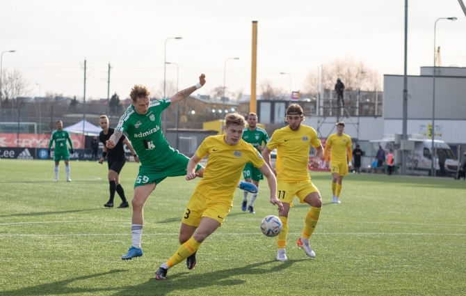 LOE JÄRELE: Levadia surve kandis Kuressaare vastu minimaalselt vilja