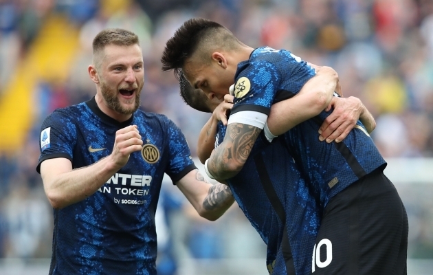 Inter lasi mängu lõpu pingeliseks, aga korjas võidupunktid ja püsib tiitlilahingus