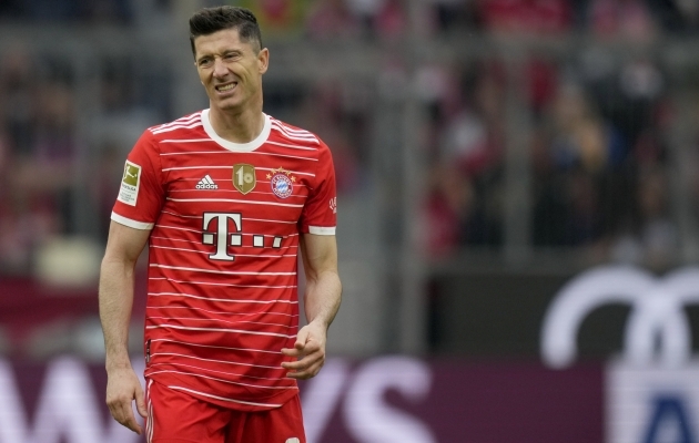 Kas tegemist oli Robert Lewandowski viimase kodumänguga Bayerni punases särgis? Foto: Scanpix / Michael Probst / AP Photo