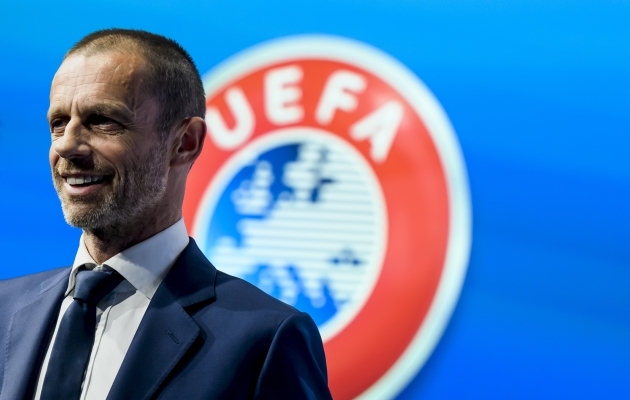 UEFA president Aleksander Ceferin. Foto: Scanpix / EPA / Jean-Christophe Bott