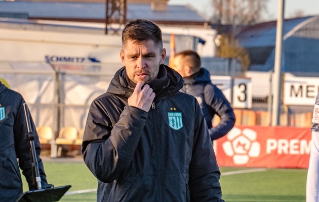 FC Flora peatreener Jürgen Henn. Foto: Allan Mehik