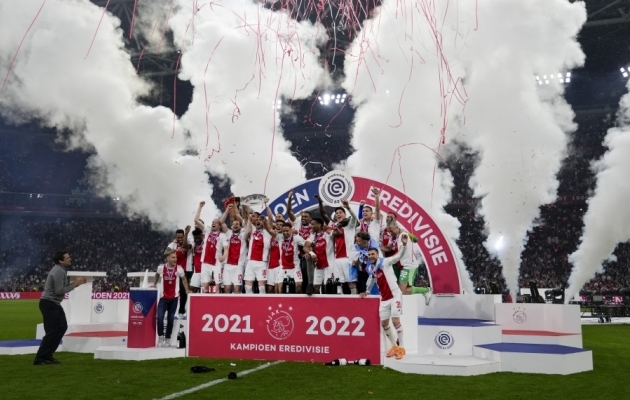 Ajax on taas Hollandi meister! Foto: Scanpix / Peter Dejong / AP Photo