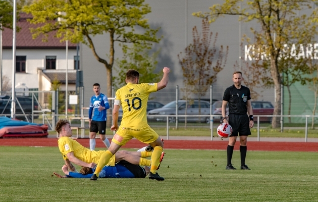 VAATA JÄRELE: Kuressaare hoidis kiiret algedu Kalevi vastu lõpuvileni