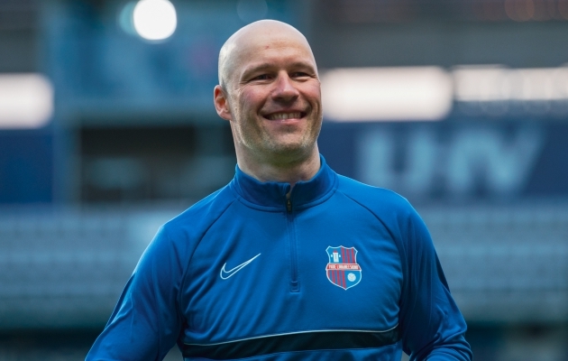 Paide Linnameeskonna peatreener Karel Voolaid. Foto: Liisi Troska / jalgpall.ee