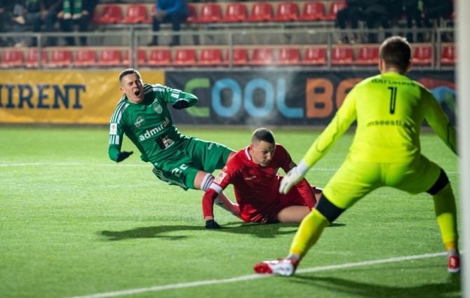 VAATA JÄRELE: Legion nägi kõvasti vaeva, aga Levadia klass pääses maksvusele  (Kure röövis Kaljut!) 