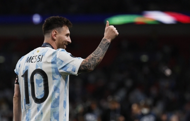 Argentina jalgpallikoondise kapten Lionel Messi. Foto: Scanpix / Reuters / Andrew Couldridge