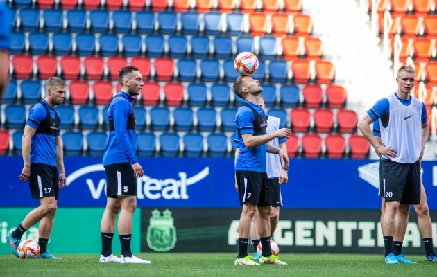 Galerii: Argentinaks valmistuv Eesti koondis treenis Osasuna kodustaadionil