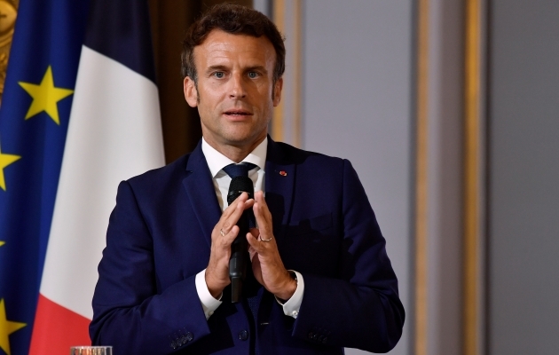 Emmanuel Macron. Foto: Scanpix / EPA / Julien De Rosa / Pool