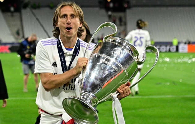 Luka Modric kannab ka järgmisel hooajal Real Madridi särki. Foto: Scanpix / Javier Soriano / AFP