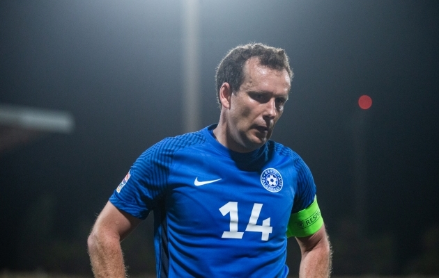 Eesti jalgpallikoondise kapten Konstantin Vassiljev. Foto: Brit Maria Tael