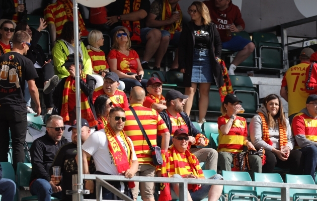 Bialystoki Jagiellonia f&auml;nnid A. Le Coq Arenal Konstantin Vassiljevit t&auml;namas. Foto: Oliver Tsupsman