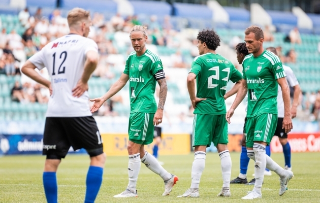 VAATA JÄRELE: Kalev hoidis Levadiat tagajalgadel, kuid loodetud võidurõõm jäi koduõuele