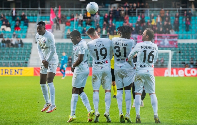 VAATA JÄRELE: Paide tuli Tbilisi Dinamo rongi alt kaks korda välja ning sai võõrsil magusa võidu