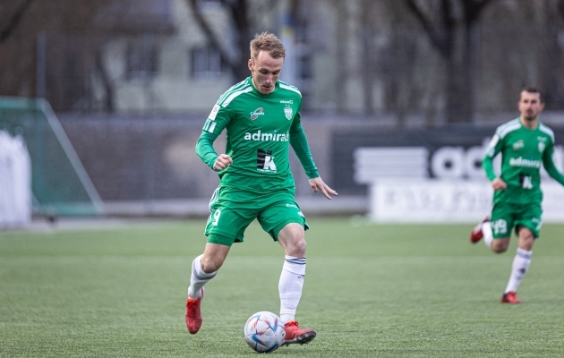 Mark Oliver Roosnupp Tallinna FCI Levadia särgis. Foto: Jana Pipar / jalgpall.ee