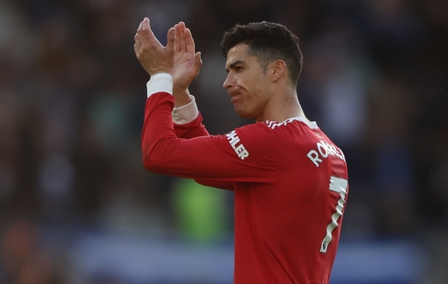 Ten Hag soovib ja loodab, et United ei müüks Ronaldot maha. Foto: Scanpix / Ian Walton / Reuters