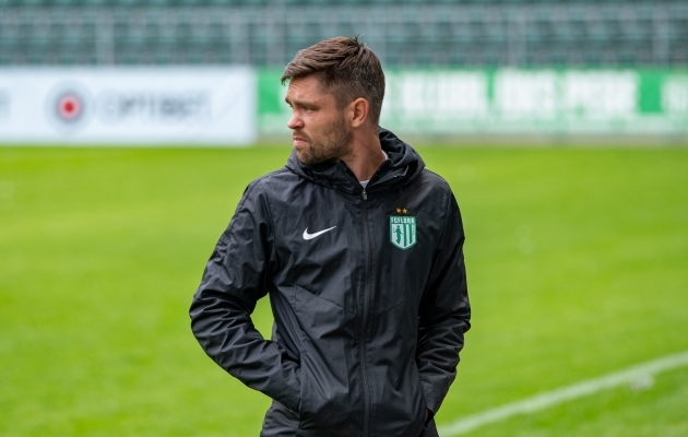 FC Flora peatreener Jürgen Henn. Foto: Liisi Troska / jalgpall.ee